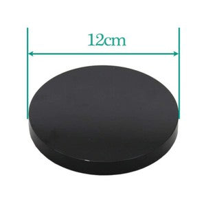 Handmade Obsidian Scrying Mirror Natural Stone Disc Ritual Healing Reiki Crystal