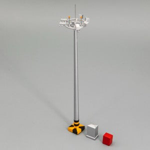 Civil Aviation Airport Lights High Mast Lights Model Cute Version 3D Print KIT