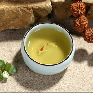 2pcs Tea Cups Dehua Celadon Tea Cup Chinese Porcelain Cup Of Tea Fish Carp 45ml