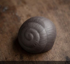 Snail Tea Pet Yixing Zisha Purple Clay Filter Net Creative Tea Strainer Mascot