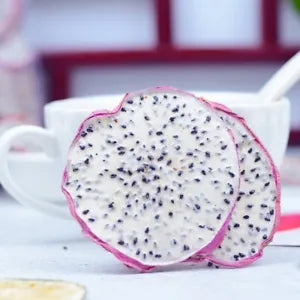 Natural White Pitaya Slices Dried Dragon Fruit Wheels Makes A Healthy Tea