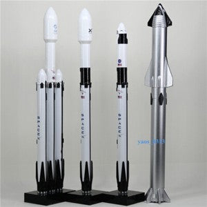 SpaceX Spacecraft Series Model 1/233 StarLinK F9 DF9 FH Starship 1/55 Dragon