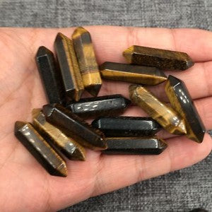 A Lot Natural Obelisk Quartz Crystal Wand Double Point Wholesale Reiki Healing