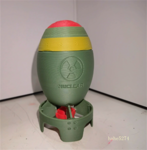 US Atomic Bomb Model Fat Man and The little boy the Atomic Bomb 3D Printed Model