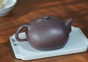 400cc chinese Yixing Handmade Zisha teapot Purple clay Bread Hu GongFu Tea Pot