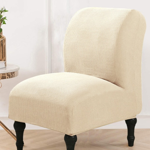 Large XL-Large Armless Chair Slipcovers Single Seat Accent Chair Covers Stretch