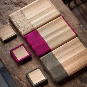 Bamboo Antique Tea Mat with Tea Coasters|Tea Table Cloth|Tea Accessories