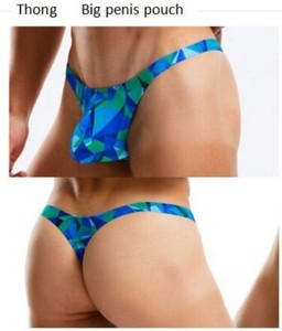 Men's Beachwear Briefs Thong Sexy Bikini Low Waist Swimsuit Hot Gay Bathing Suit