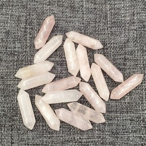 A Lot Natural Obelisk Quartz Crystal Wand Double Point Wholesale Reiki Healing