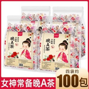 Organic roxburgh mulberry rose tea bag morning c evening a tea beauty tea