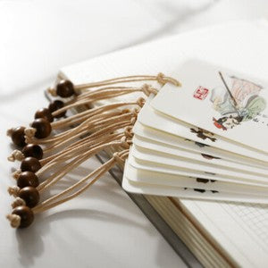 Chinese Bookmarks 中国传世十大名画纸质书签 经典国画洛神赋千里江山图故宫名画古风文创礼物中国风