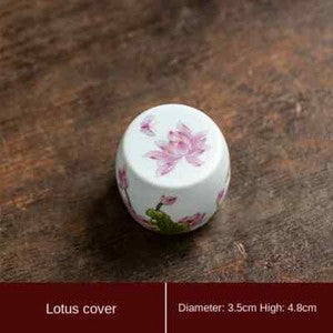 Ceramic Cover Household Enamel Color Tea Ceremony Accessories Single Put Teapot