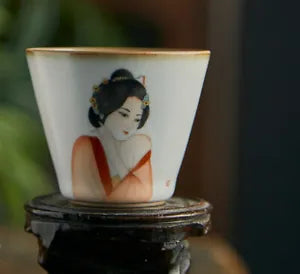 100cc China Song Dynasty Antique master tea cup ruyao beauty ceramic cup
