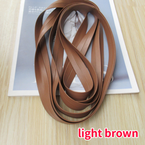 5 Meters DIY Faux Leather Trim Bias Tape Ribbon for Sofa Clothes Crafts