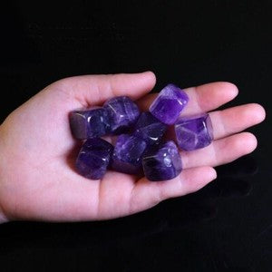 Natural Larger Particles Cube Crystal Polished Reiki Healing Crystals Gemstones