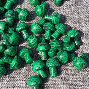 A lot 15MM+ Natural mushroom Quartz Crystal Carved Polishing Wholesale Healing-5