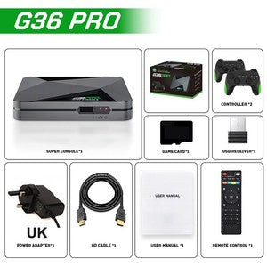 G36 PRO game console TV set-top box 4K dual system wireless home, 64 128 256GB