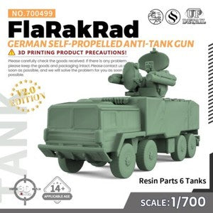 SS499 1/200/350/700 Model Kit German FlaRakRad Self-Propelled Anti-Tank Gun
