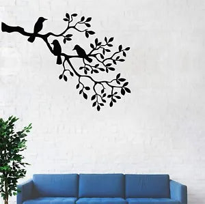 Metal Wall Art, Metal Birds Art,Metal Wall Decor,Birds on Branch,Birds Sculpture