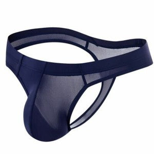 Men Sexy Ice Silk Underwear G String Underpants Panties Translucent Briefs