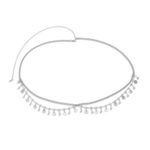 Waist Chains Rhinestone Star Tassel Pendant Waist Belly Belt Tassel Body Chain