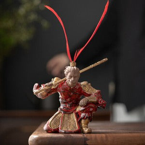 Monkey King Statue Bar Porcelain Home Decoration Handmade House Warming Gift New