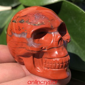 Top! wholesale Natural skull quartz crystal skull carved reiki healing 2''