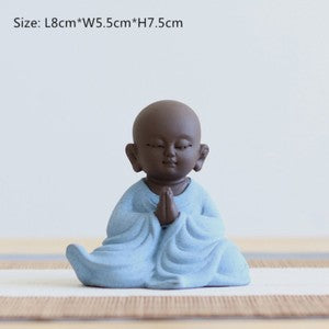 Chinese Ornament Handmade Buddha Small Size Home Desk Pet Table Decoration Zisha
