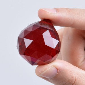 40mm Crystal Facted Ball Chandelier Glass Prism Pendant Wedding Decor Gift