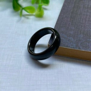 10/100pcs Wholesale Natural Agate Ring Jewelry Gemstone Colorful Band Rings Lots
