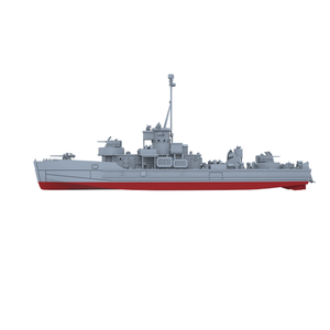 SSMODEL SSC1250764 1/1250 Military Model Kit USS Landing Craft Support LSM Mk3