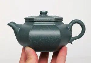 200cc chinese Yixing Handmade Zisha teapot JinSha ni SixAngle Gongfu Tea Pot