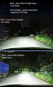 2-piece set of automotive high spotlight LED lights with 240W and 30 cores