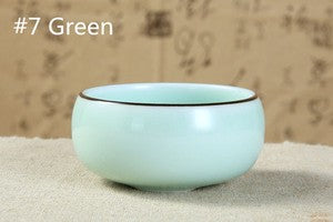 One Cup Ceramic Porcelain Tea Cup Made in China Fish Lotus Design Handmade Cups