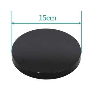 Handmade Obsidian Scrying Mirror Natural Stone Disc Ritual Healing Reiki Crystal