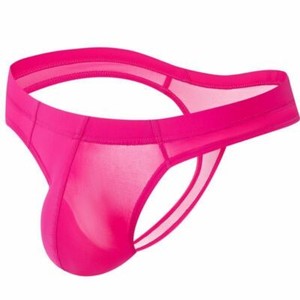 Men Sexy Ice Silk Underwear G String Underpants Panties Translucent Briefs
