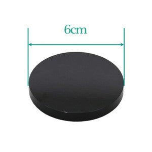 Handmade Obsidian Scrying Mirror Natural Stone Disc Ritual Healing Reiki Crystal