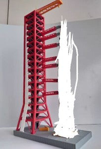 1/400 Scale Launching Tower Frame Model 3D Build Painted for NASA Saturn V