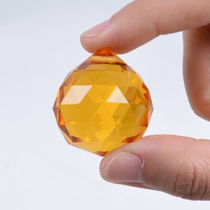 40mm Crystal Facted Ball Chandelier Glass Prism Pendant Wedding Decor Gift