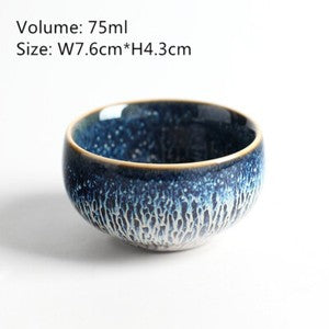 Creative Tea Cup Multi-size Kungfu Tea Cup For Pu'er Tea Jian Zhan Tian Mu Glaze