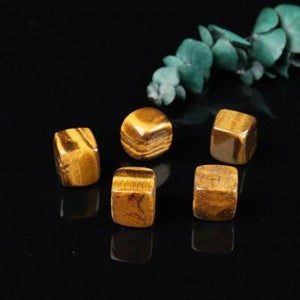 Natural Larger Particles Cube Crystal Polished Reiki Healing Crystals Gemstones