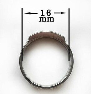 New TC4 Titanium Alloy Ring CNC Made Men Women Finger Rings Gift