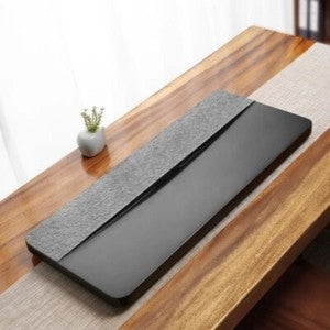 Chinese Tea Tray Black Stone Serving Tray Multi Size Heavy Tray For Tea Set New