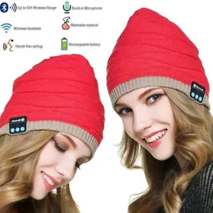 Bluetooth 5.0 Headset Wireless Headphone Warm Smart Music Beanie Hat Cap speaker