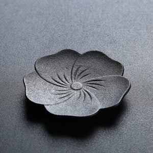 9cm Creative Lotus Design Cup Mat Pottery Cup Saucer Cup Coaster Kung Fu Tea Set