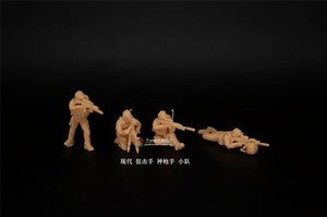 Modern Sniper sharpshooter Team 4-person 1/72 1/64 1/87