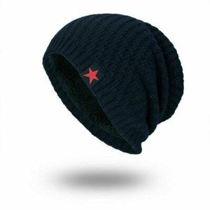 Fashion Soft Cap Men's Hat Beanie Hat Autumn Winter Cap Wool Knitted Warm Hats