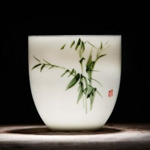 Teacups Drinkware Chinese Kung Fu Tea Cup Ceramic Porcelain Tea Set Accessories
