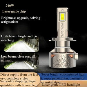 2-piece set of automotive high spotlight LED lights with 240W and 30 cores-usa