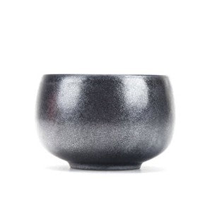 999 Sterling Silver Tea Cup Crude Pottery Master Cup 70ml Health Care Kungfu Cup
